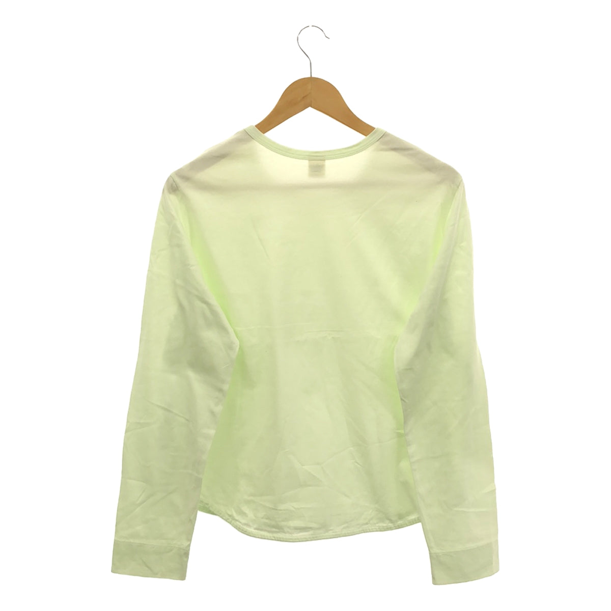 [Good Condition] Ron Herman / Ron Herman | Cotton Round Hem Long Sleeve Cut and Sew | S | Light Green | Women's