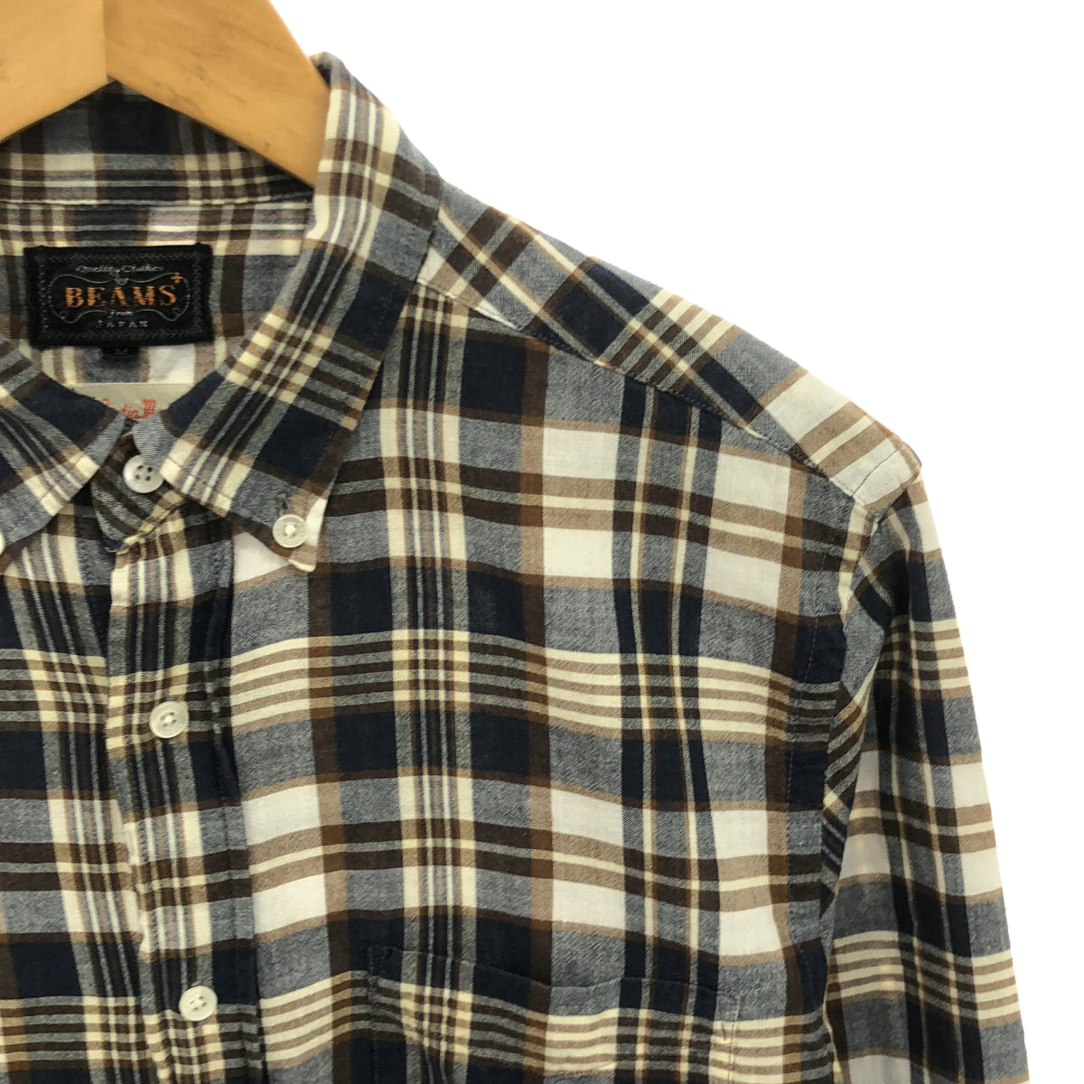 BEAMS PLUS | Check button-down shirt | M | Men's