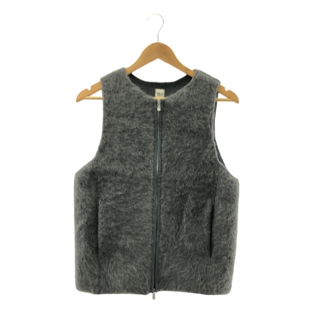 Ron Herman | 2023 秋冬 | 狐狸毛背心 / 羊絨混紡雙拉鍊背心 | XS | 女款