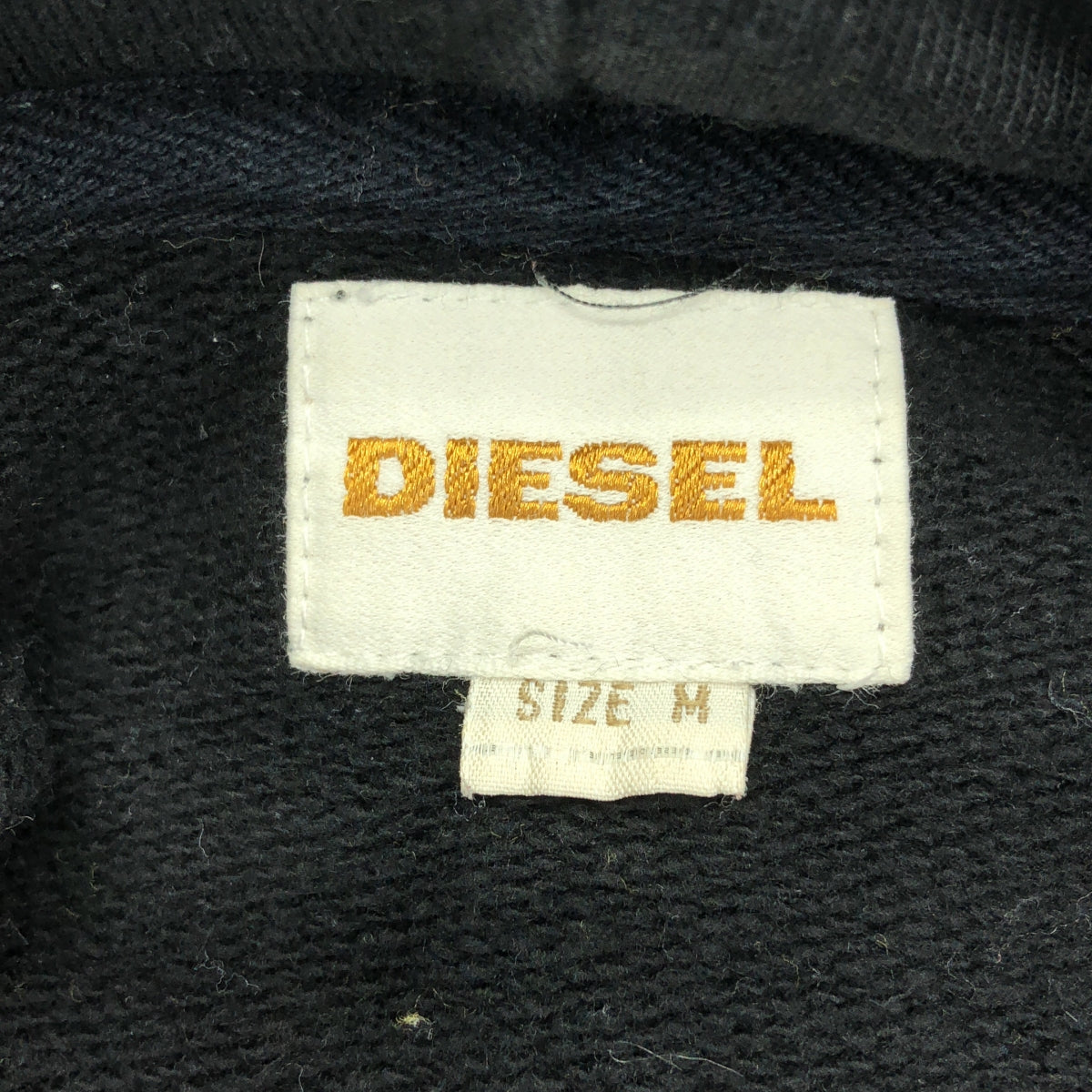 DIESEL / ディーゼル | エンブロイダリー ロゴ スウェット フーディ | M | ブラック | メンズ