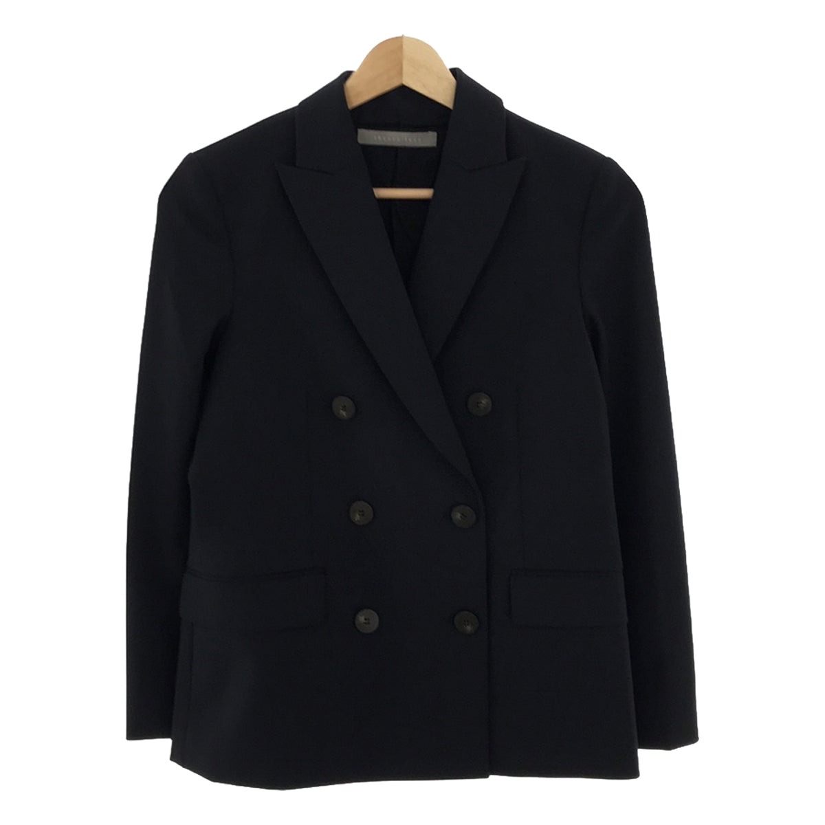 [狀況良好] 理論豪華 / Theory Luxe | 2023 秋冬 | Eden Shannon str 雙排扣外套 | 32 |深海軍藍 |女性的