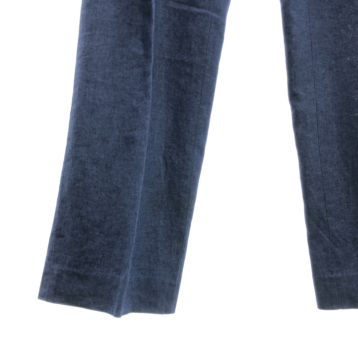 JUN MIKAMI / ジュンミカミ | リネン ハイウエスト タック ベルテッドパンツ | ネイビー | レディース