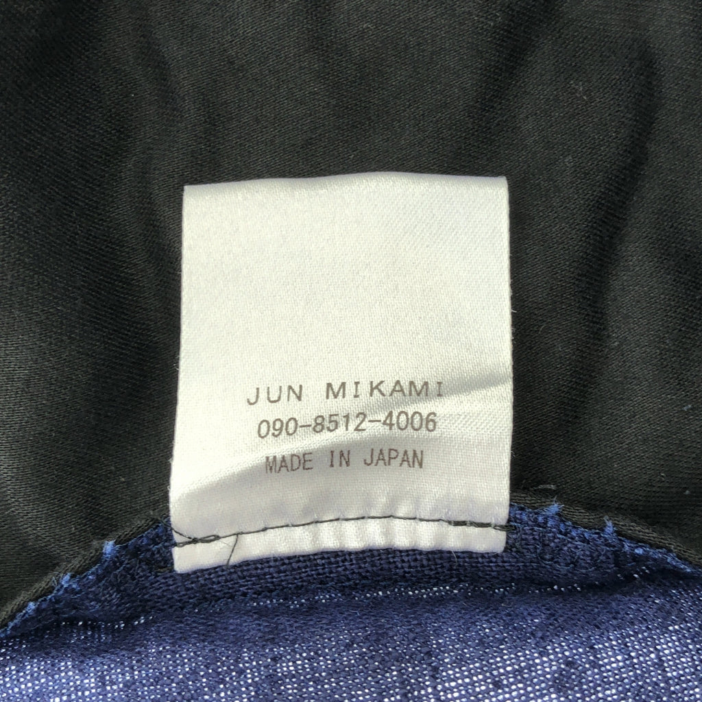 JUN MIKAMI / ジュンミカミ | リネン ハイウエスト タック ベルテッドパンツ | ネイビー | レディース