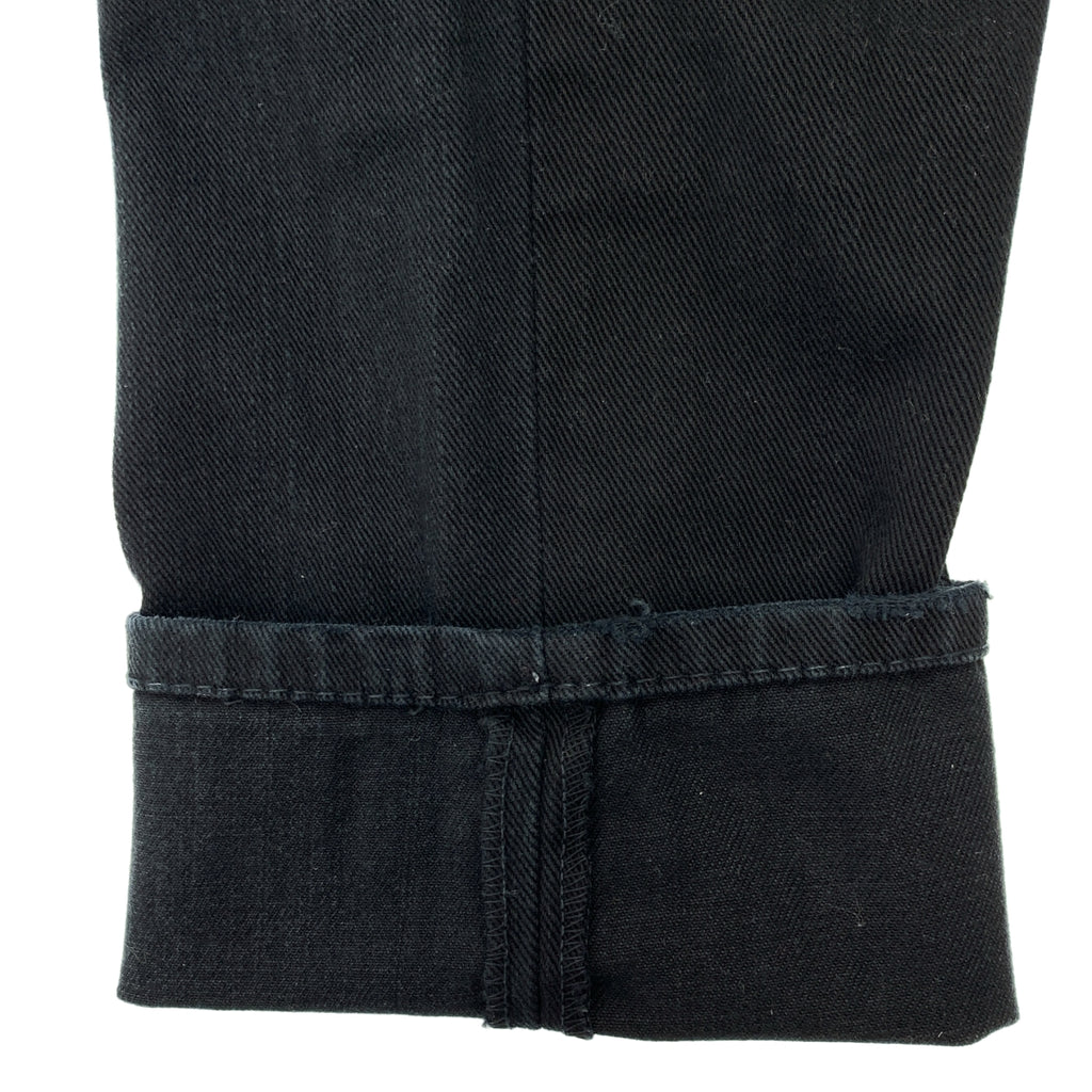 DSQUARED2 / 디스퀘어드 | 2021SS | JENNIFER CROPPED JEAN / 데미지 가공 블랙 데님 팬츠 | 36 |
