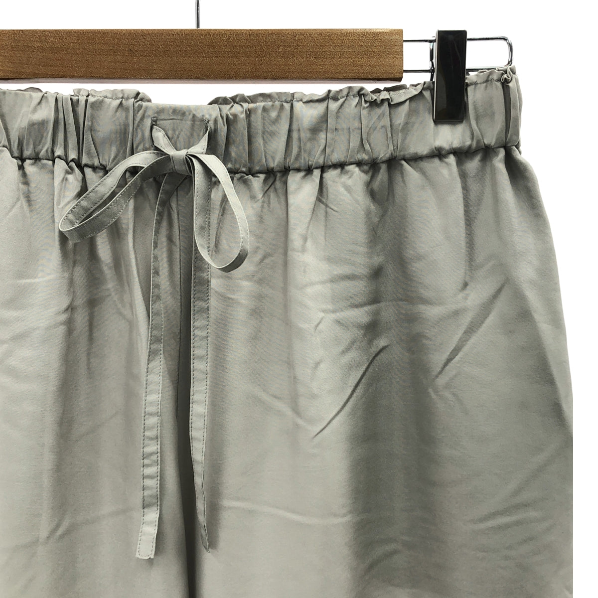 arts&science パンツ グレー シルク ARTS&SCIENCE / アーツアンドサイエンス | シルク ワイド