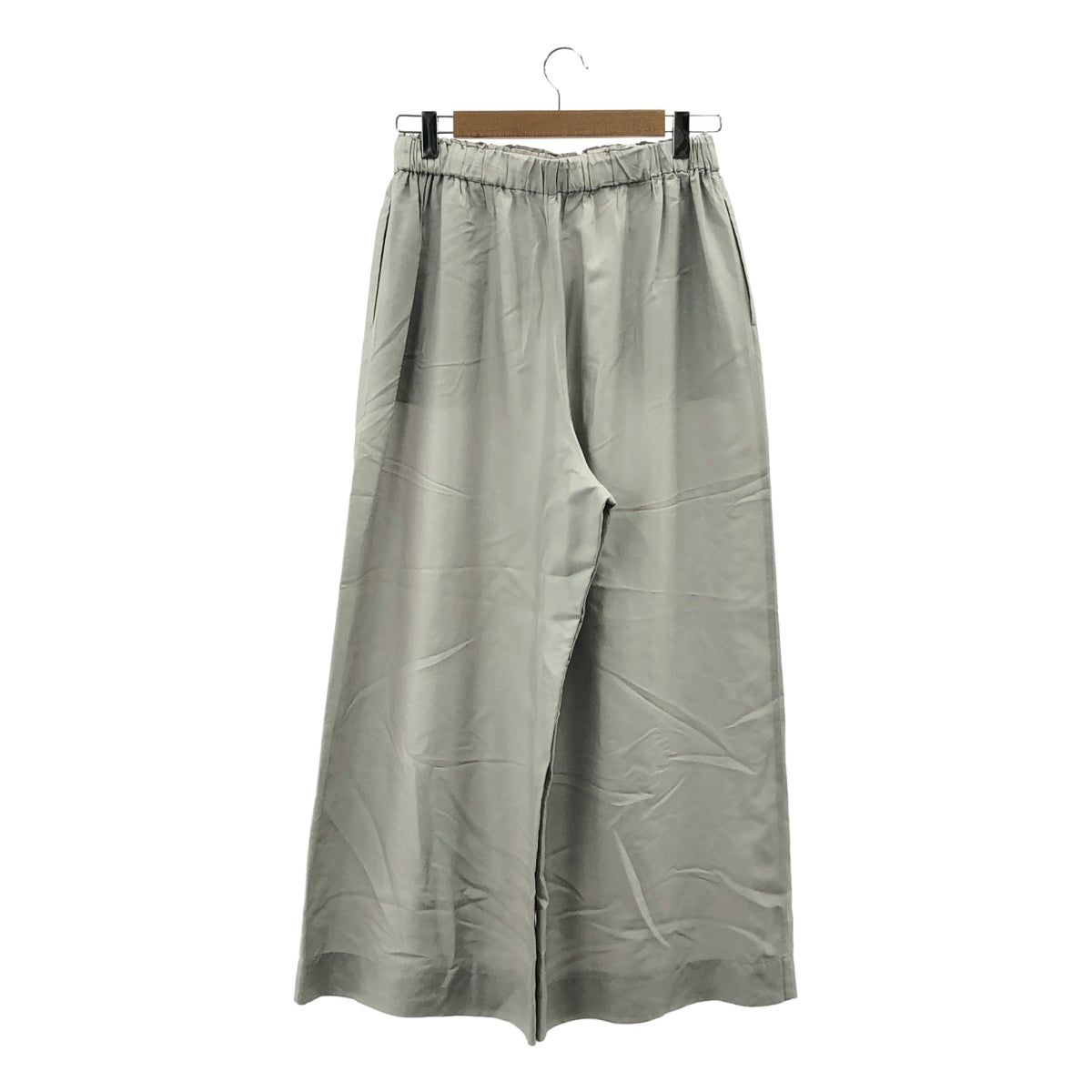 arts&science パンツ グレー シルク ARTS&SCIENCE / アーツアンドサイエンス | シルク ワイド