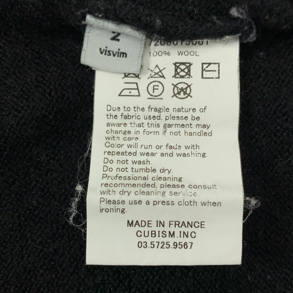 visvim | 超大圓領毛衣 FR | 2 碼 | 男士