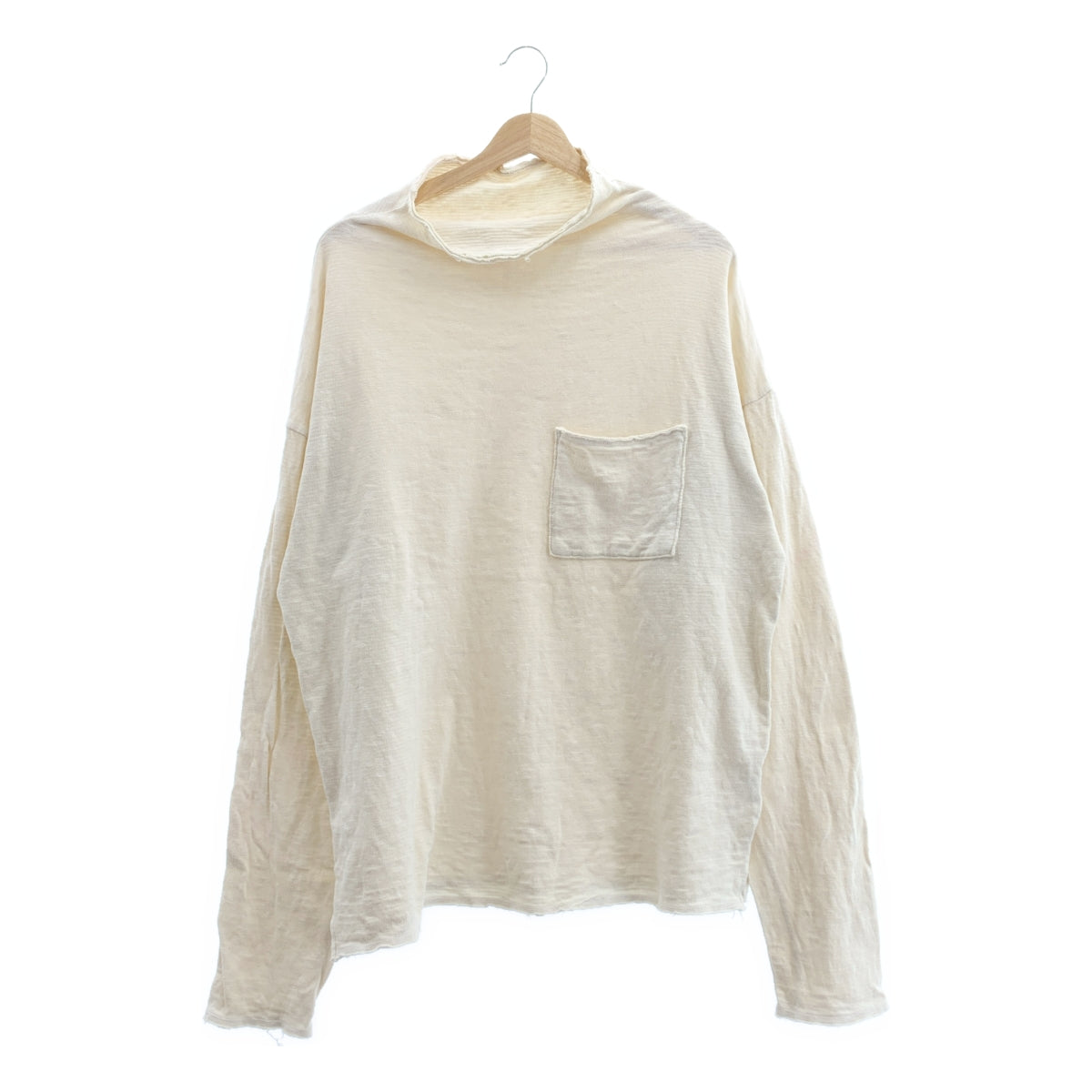 KAPITAL / 캐피탈 | 하이넥 코튼 컷 톱 | 3 | 남성