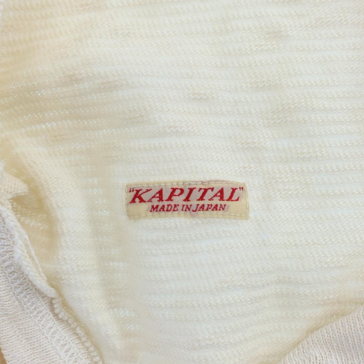 KAPITAL / 캐피탈 | 하이넥 코튼 컷 톱 | 3 | 남성