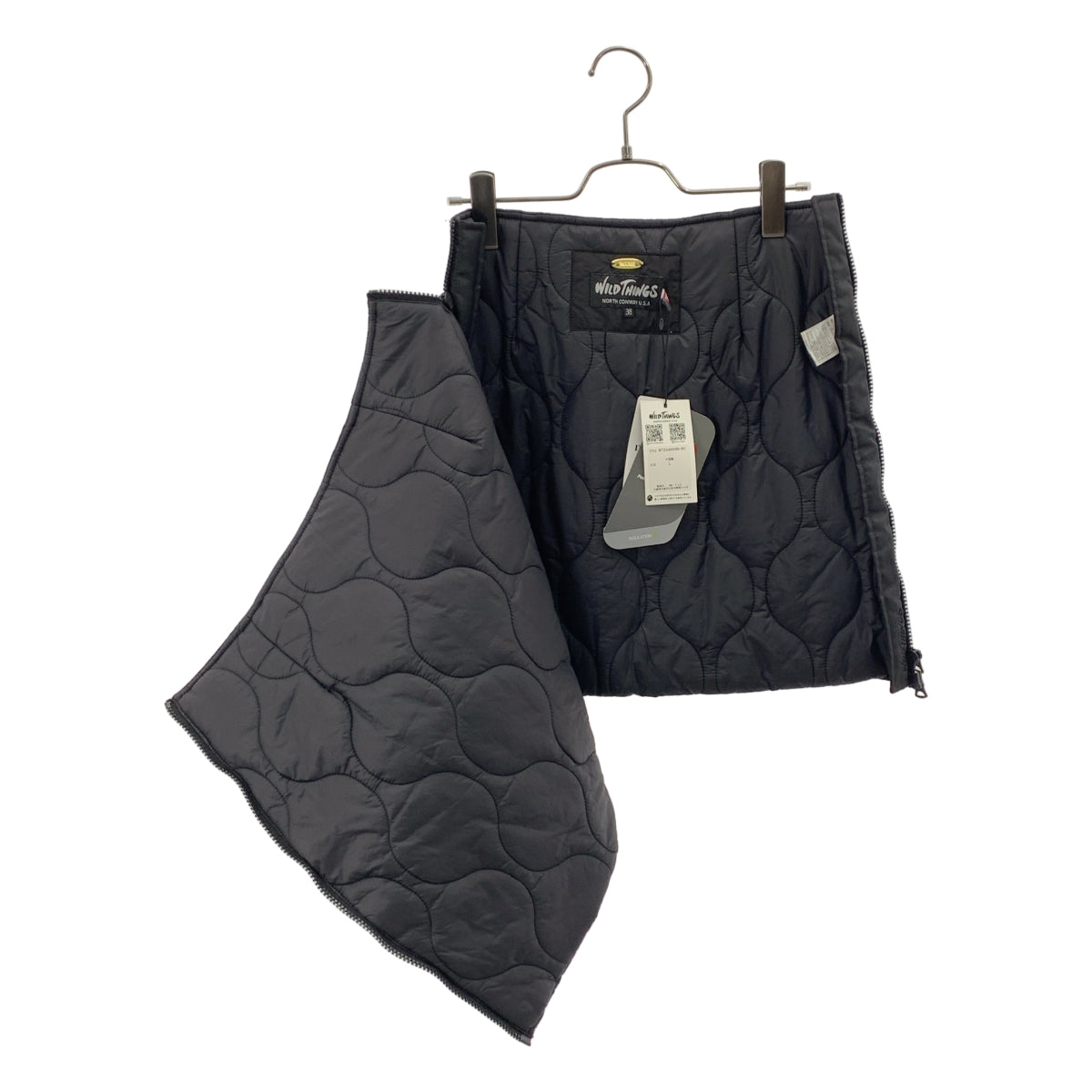 Deuxieme Classe / 두지엠 클래스 | 2023AW | × WILD THINGS / 와일드 싱스 별주 PRIMALOFT / 프리마 로프트 사이드 지퍼 스커트 | 38 | 여성