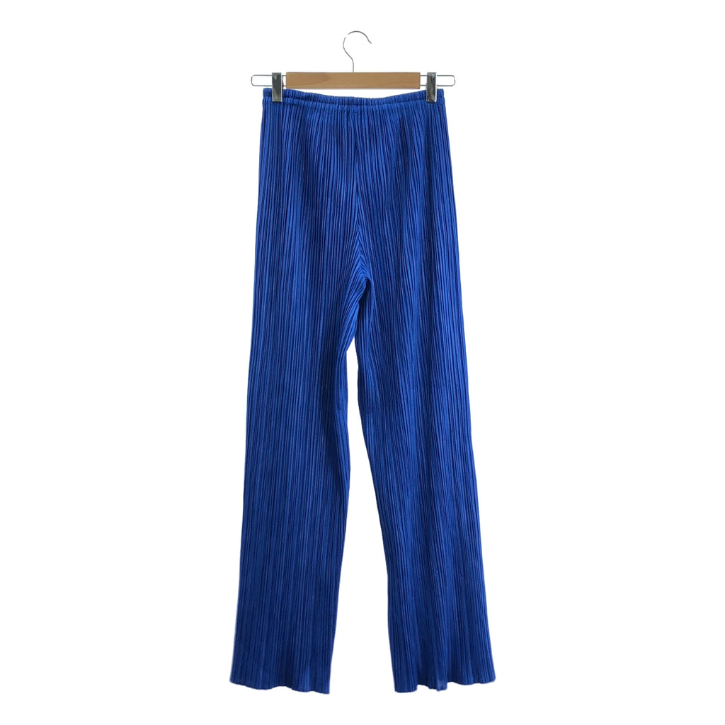 PLEATS PLEASE ISSEY MIYAKE / 플리츠 프리즈 이세이 미야케 | 플리츠 이지 팬츠 | 4 | 블루 | 여성