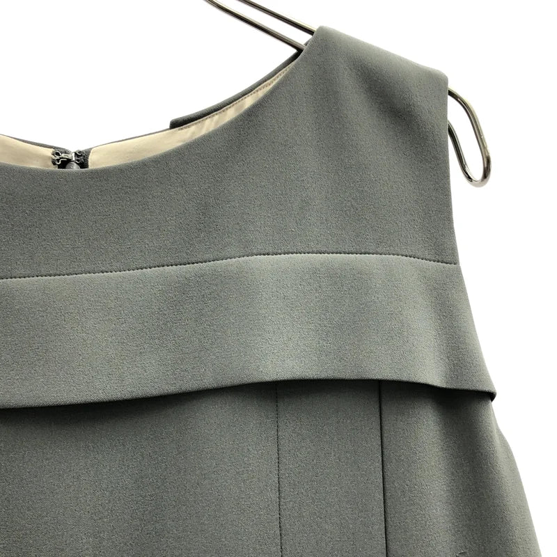 mina perhonen / ミナペルホネン | savon / silk 100％ / シルク ギャザー ドレス ワンピース / 裏地付き | 38 | レディース