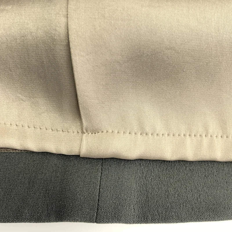 mina perhonen / ミナペルホネン | savon / silk 100％ / シルク ギャザー ドレス ワンピース / 裏地付き | 38 | レディース