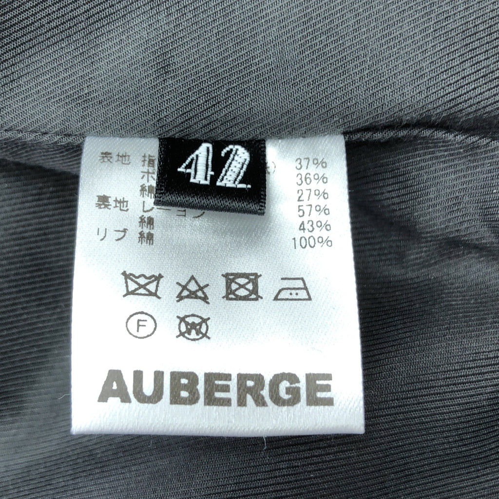 AUBERGE | 2023 秋冬 | 鋰彩手繪提花拉鍊夾克，世界地圖印花 | 尺寸 42 | 男款