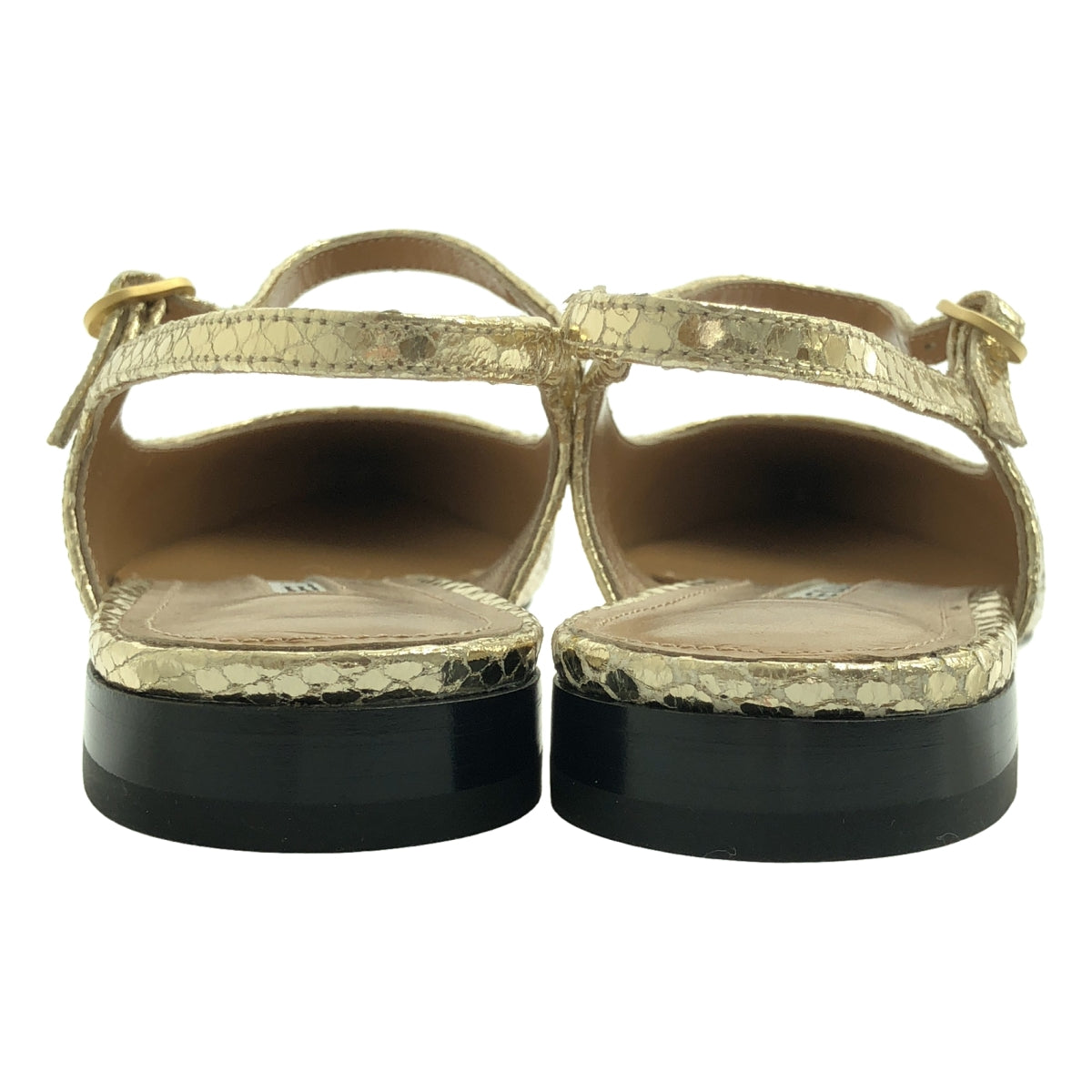 PELLICO / 펠리코 | 메탈릭 포인티드 투 스트랩 펌프스 | 36 1/2 |