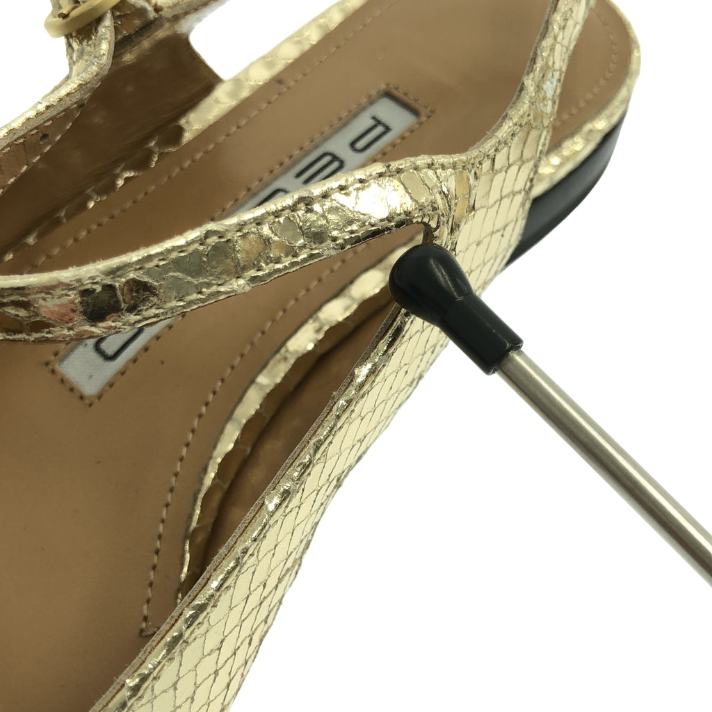 PELLICO / 펠리코 | 메탈릭 포인티드 투 스트랩 펌프스 | 36 1/2 |