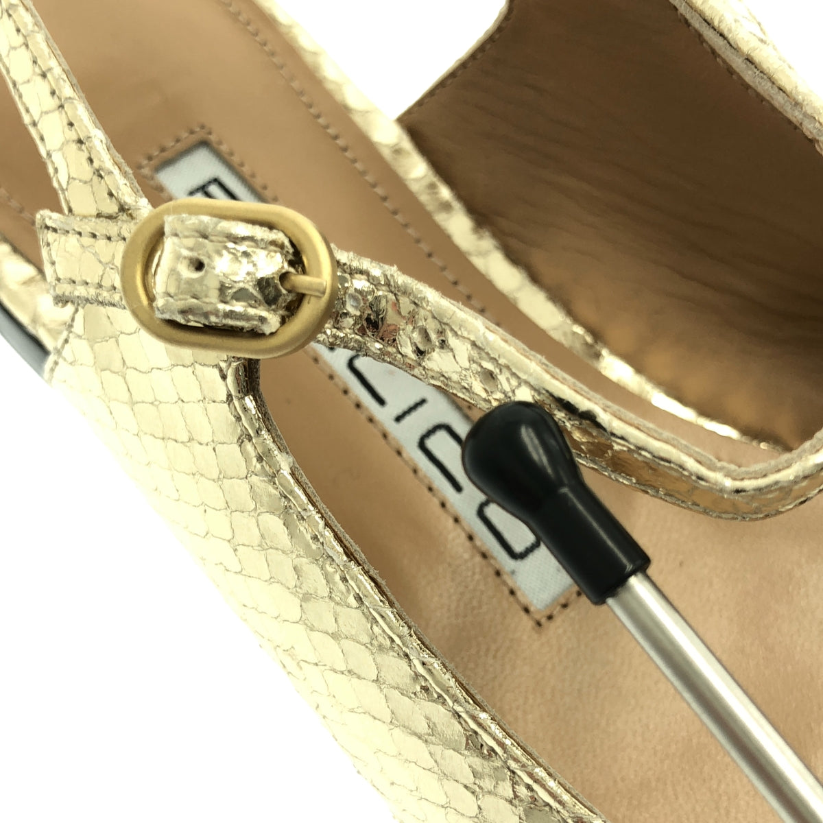 PELLICO / 펠리코 | 메탈릭 포인티드 투 스트랩 펌프스 | 36 1/2 |