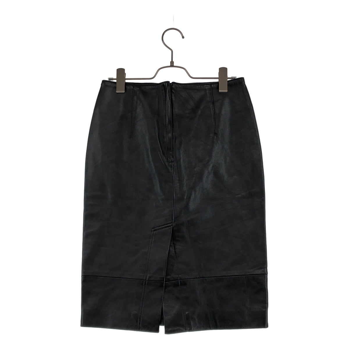 MADISON BLUE / マディソンブルー | ラムレザー タイトスカート | M | ブラック | レディース