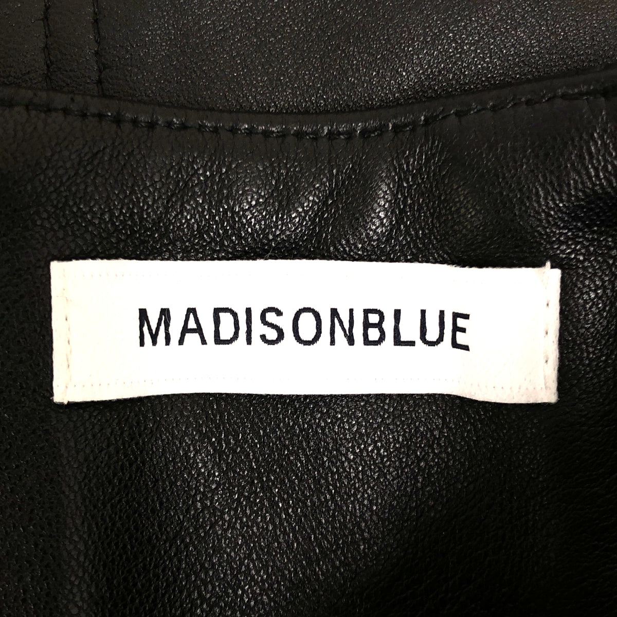 MADISON BLUE / マディソンブルー | ラムレザー タイトスカート | M | ブラック | レディース