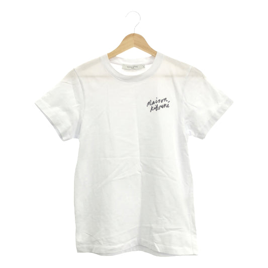 MAISON KITSUNE / 메종 여우 | MINI HANDWRI TING CLASSIC TEE-SHIRT / 원포인트 로고 T셔츠 | XS | 여성