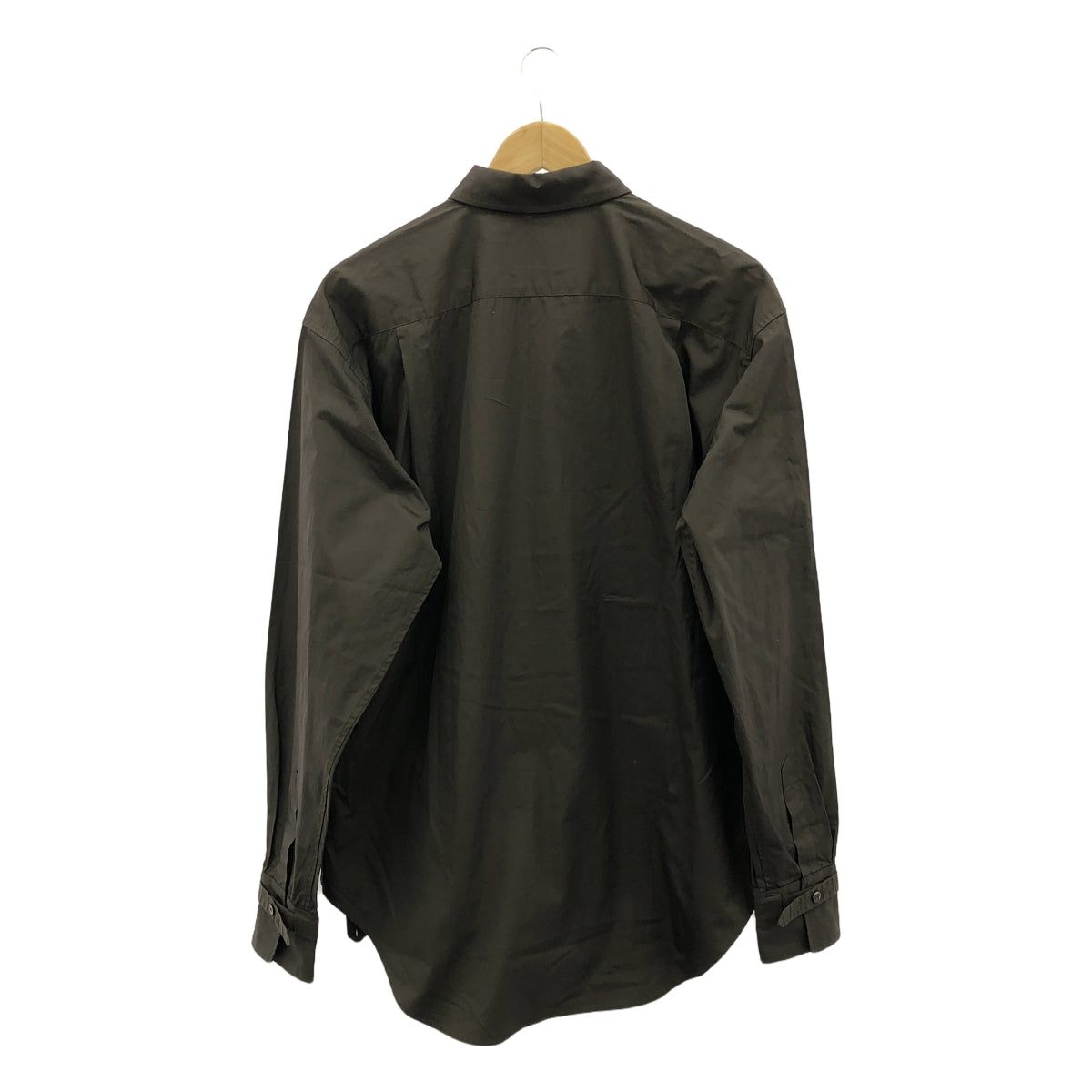 JUN MIKAMI | 2024SS | 寬版 SH 標誌印花設計襯衫 | UNI | 棕色 | 女款