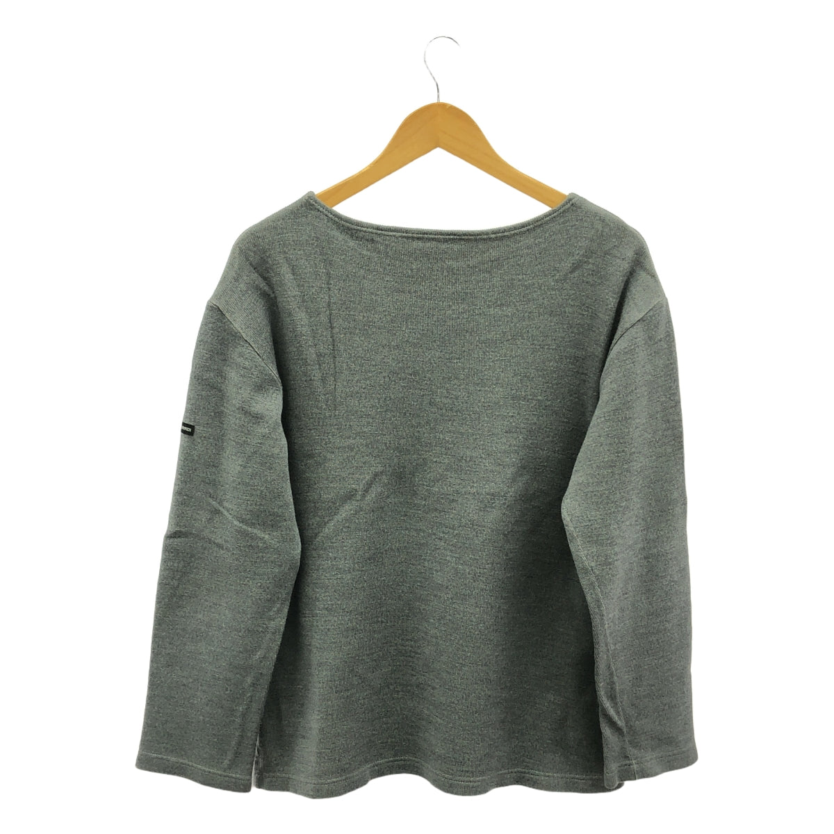 SAINT JAMES | 棉質羊毛雙面針織 | L | 灰 | 男款