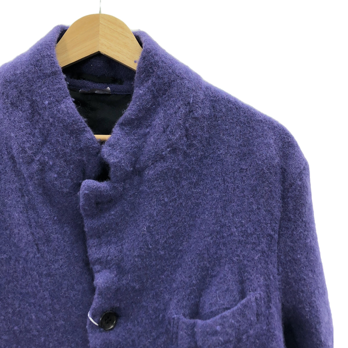 COMME des GARCONS HOMME PLUS | 2022秋冬 |羊毛縮水訂製外套 |中號 |紫色|男士