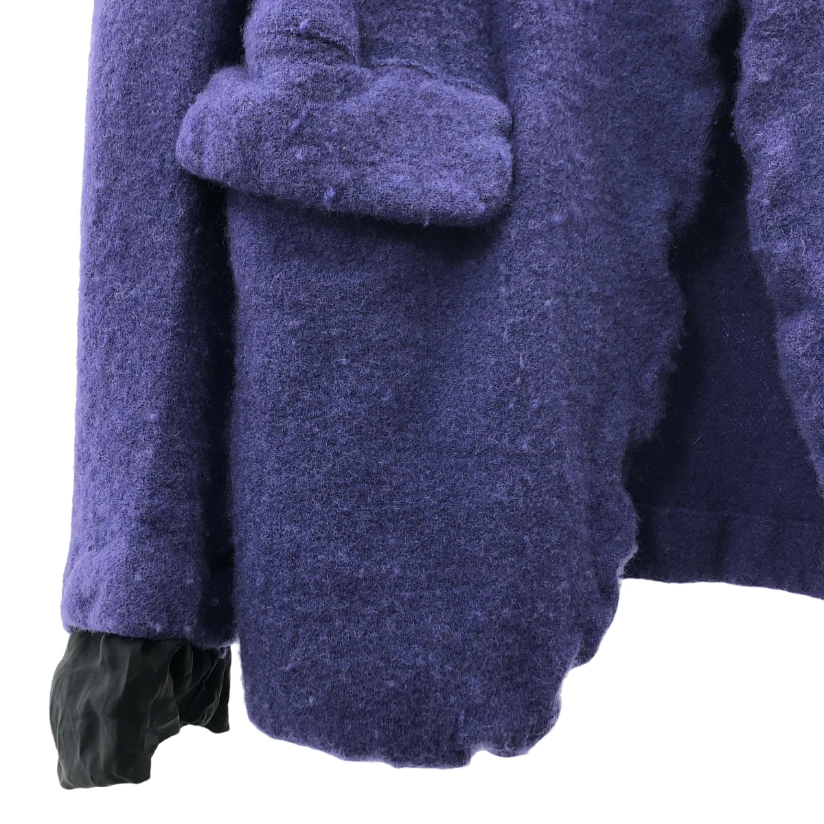 COMME des GARCONS HOMME PLUS | 2022秋冬 |羊毛縮水訂製外套 |中號 |紫色|男士