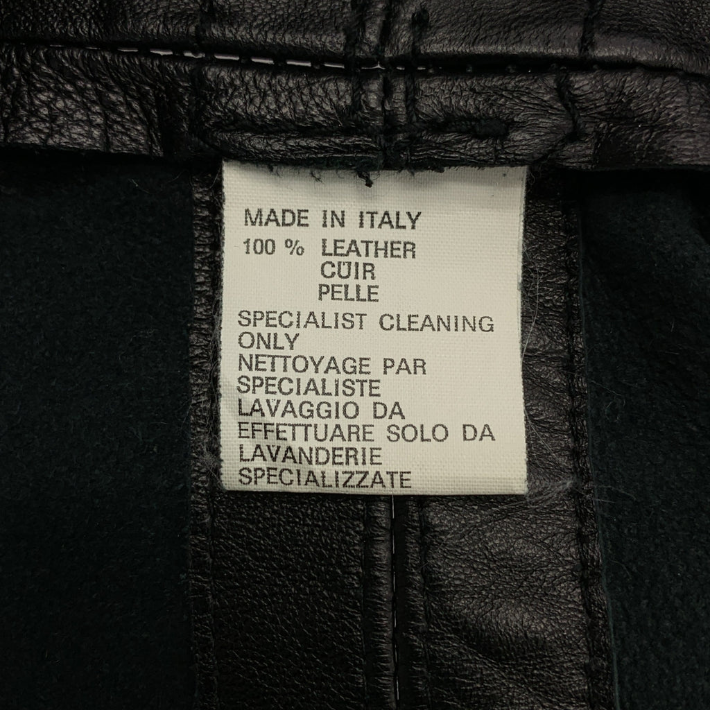 DIRK BIKKEMBERGS / 다크 비켄버그 | 90s 가죽 하프 코트 | 48 | 남성