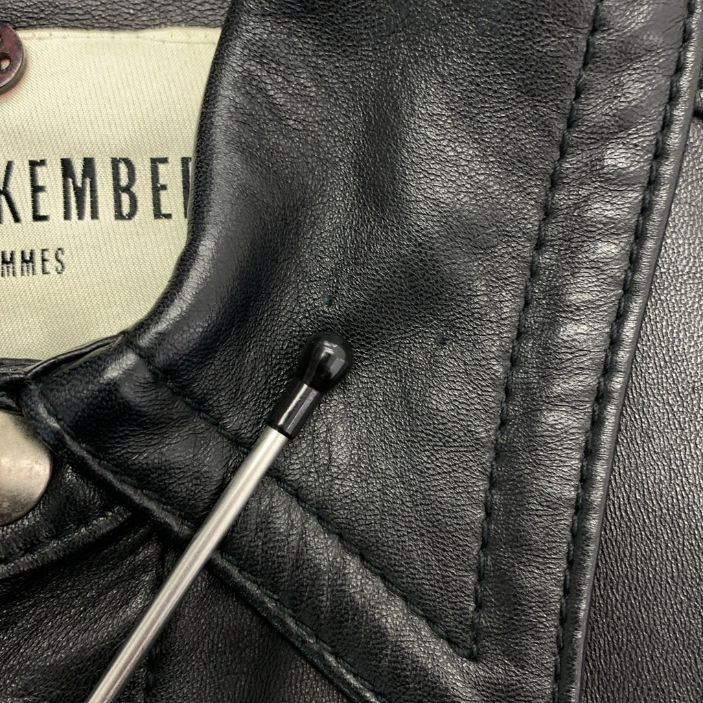 DIRK BIKKEMBERGS / 다크 비켄버그 | 90s 가죽 하프 코트 | 48 | 남성