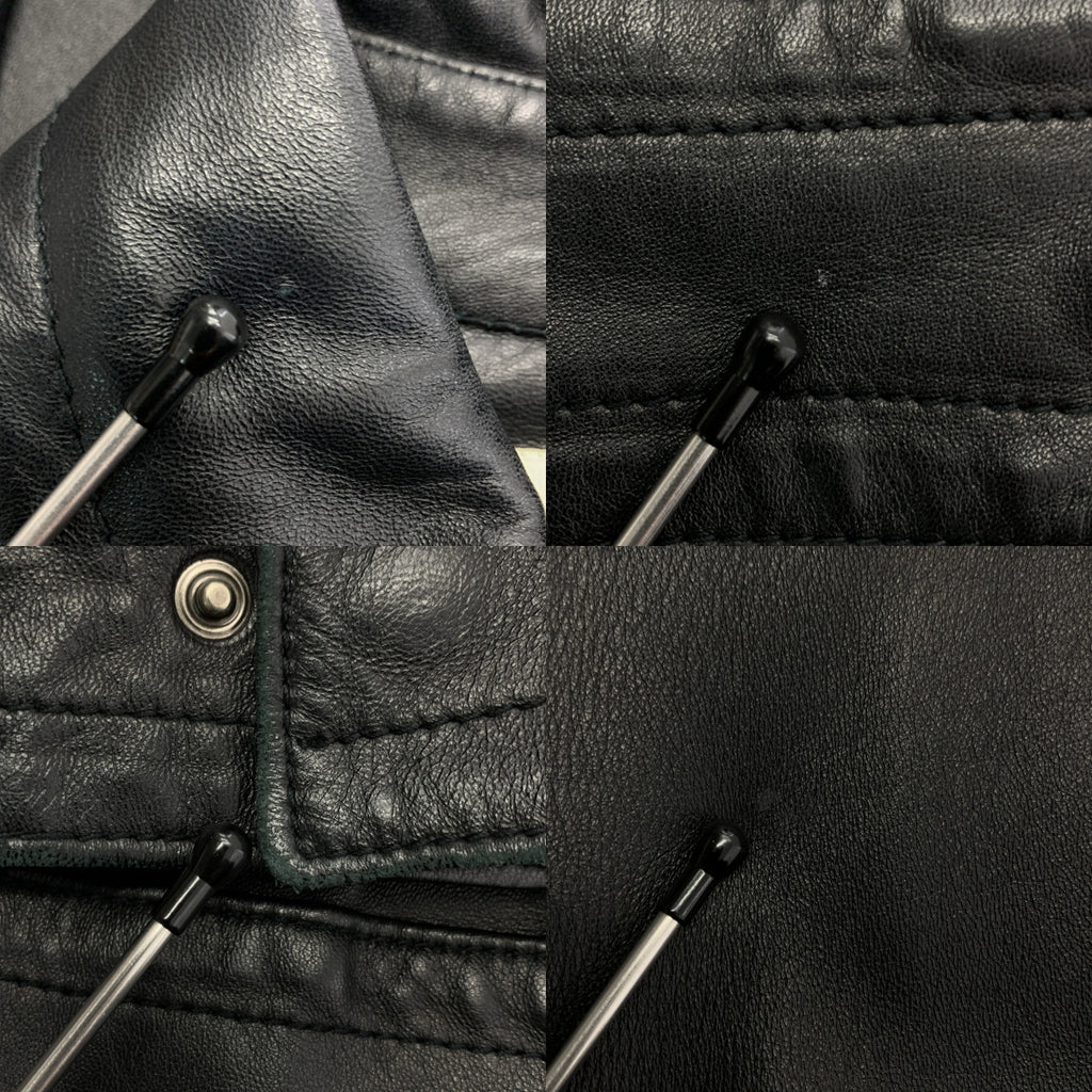 DIRK BIKKEMBERGS / 다크 비켄버그 | 90s 가죽 하프 코트 | 48 | 남성