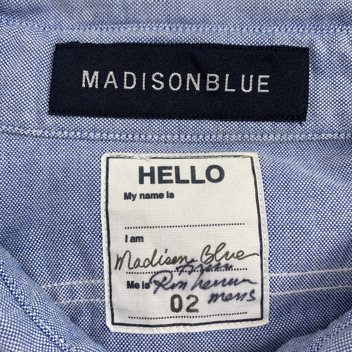 MADISON BLUE / マディソンブルー | × Ron Herman / ロンハーマン  HAMPTON Short Sleeve Shirt / ハンプトン  ロゴ オーバー シャツ ブラウス | 02（M) | メンズ