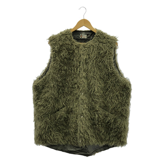 Ray BEAMS / Ray Beams | PENNY'S / Fur Big Vest | Beige | Women's