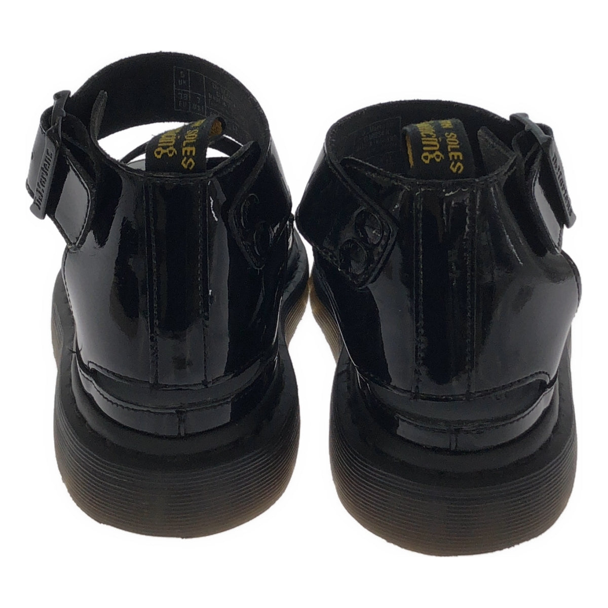 Dr.Martens / ドクターマーチン | CLARISSA II PISA LEATHER STRAP PLATFORM SANDALS サンダル | UK5 | ブラック | レディース