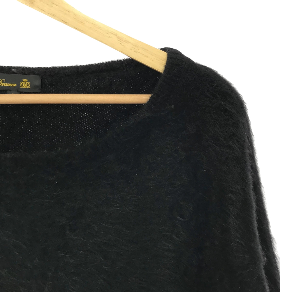 Drawer | Cashmere half sleeve shaggy knit | 2 | Women's