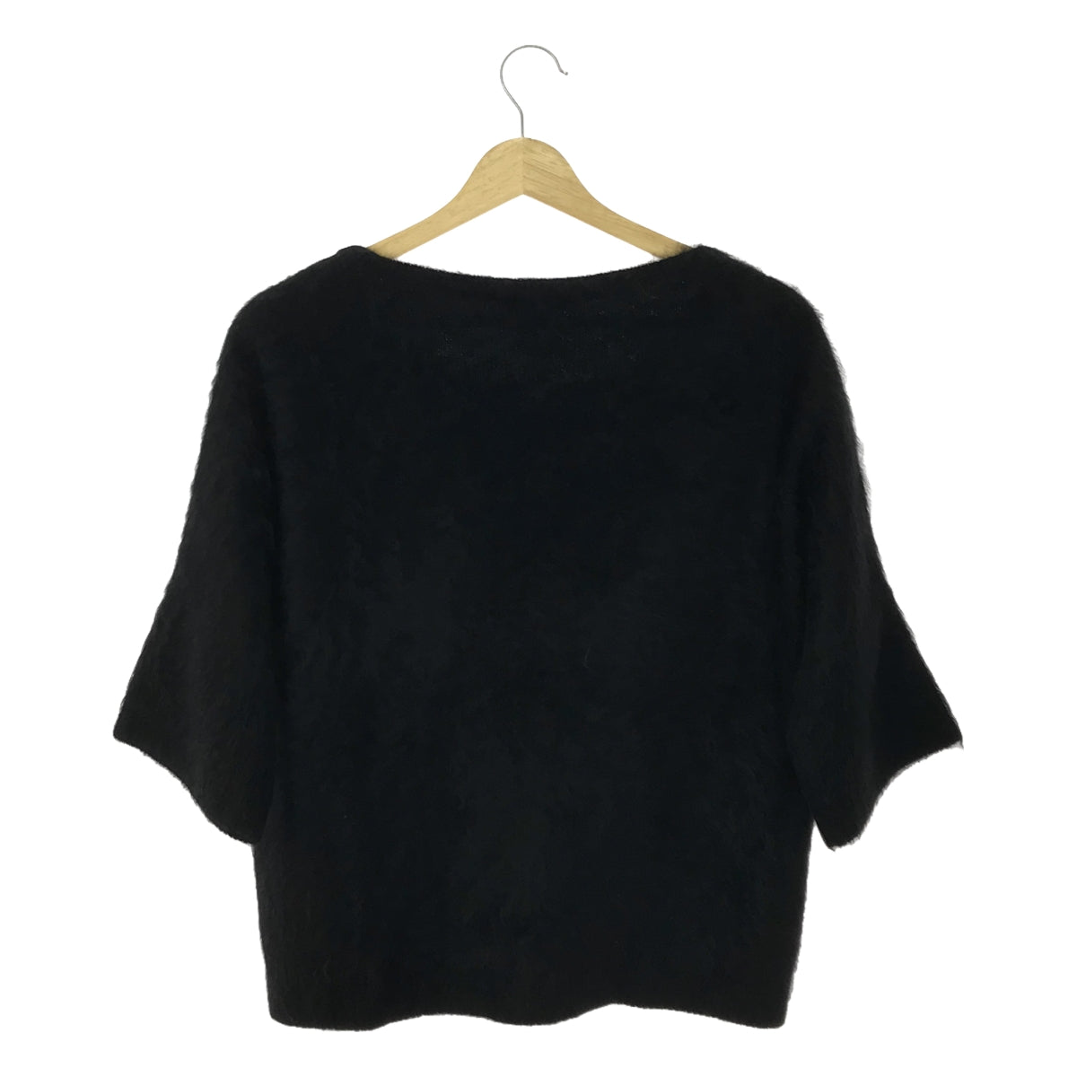 Drawer | Cashmere half sleeve shaggy knit | 2 | Women's