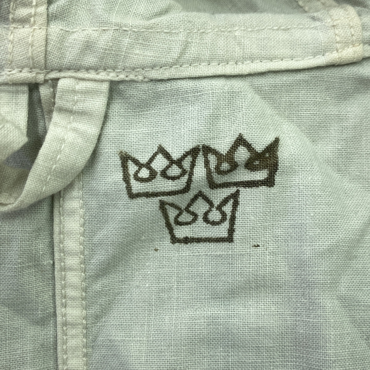 SWEDEN ARMY / 스웨덴 군 | 추정 40-50s 빈티지 M40 린넨 스노우 파커 |