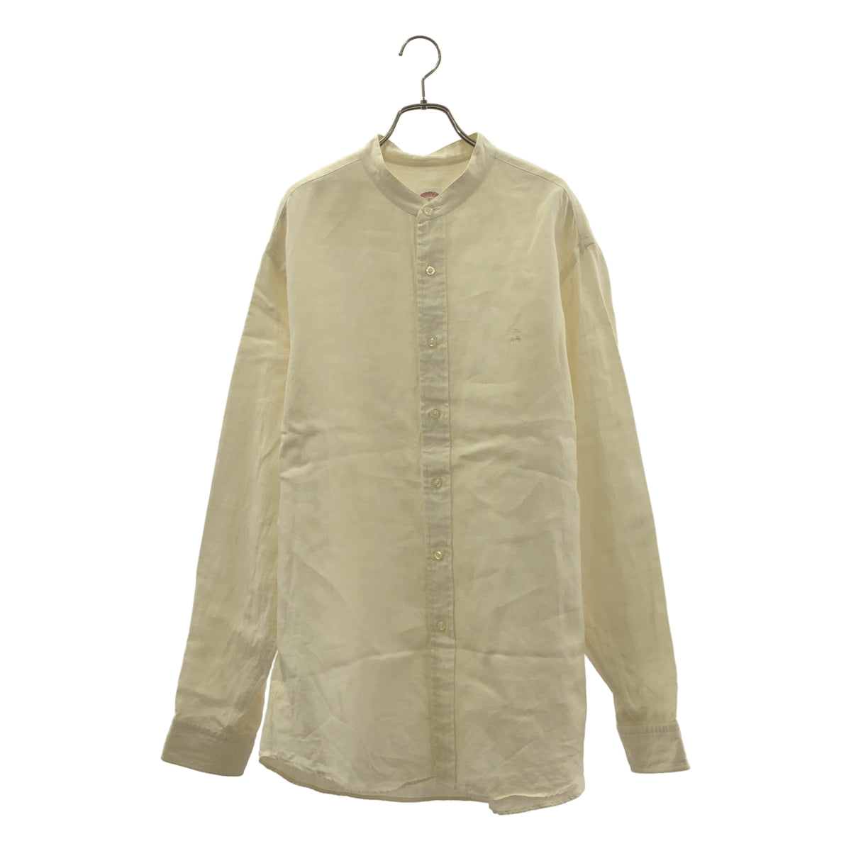 BROOKS BROTHERS / ブルックスブラザーズ | リネン バンドカラーシャツ | L | メンズ