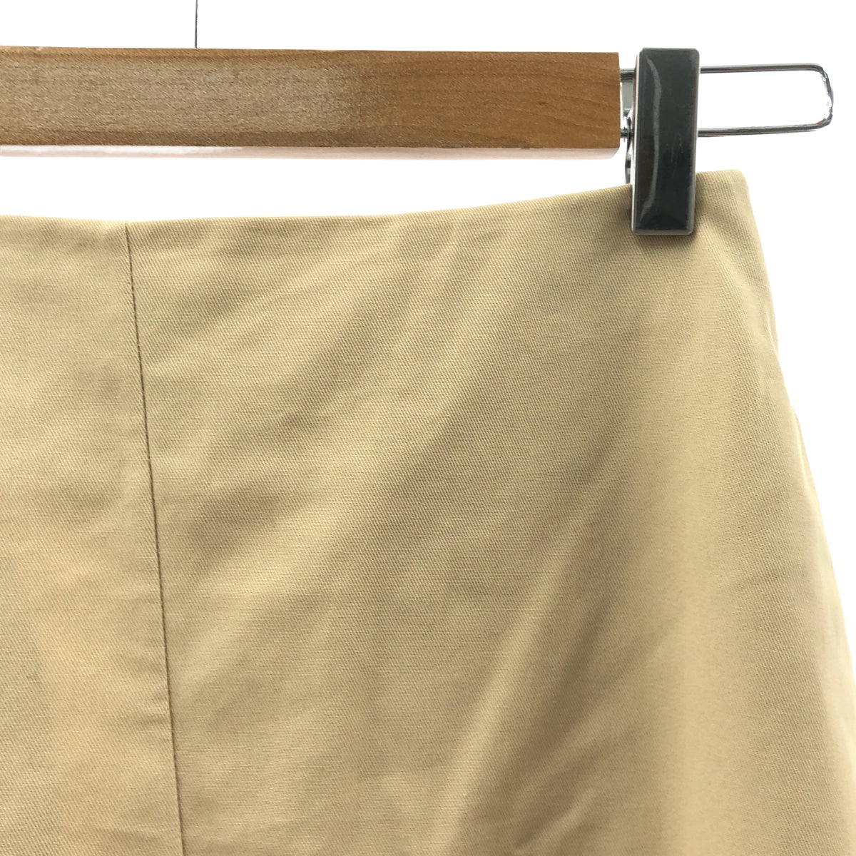 【美品】  JIL SANDER / ジルサンダー | コットン フレア ロングスカート | 30 | カーキ | レディース