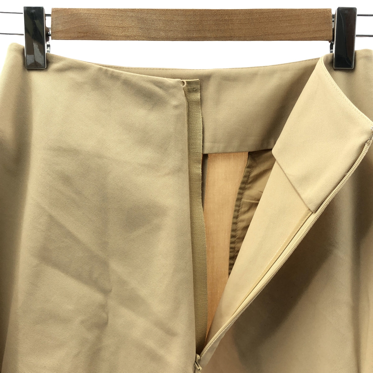 【美品】  JIL SANDER / ジルサンダー | コットン フレア ロングスカート | 30 | カーキ | レディース
