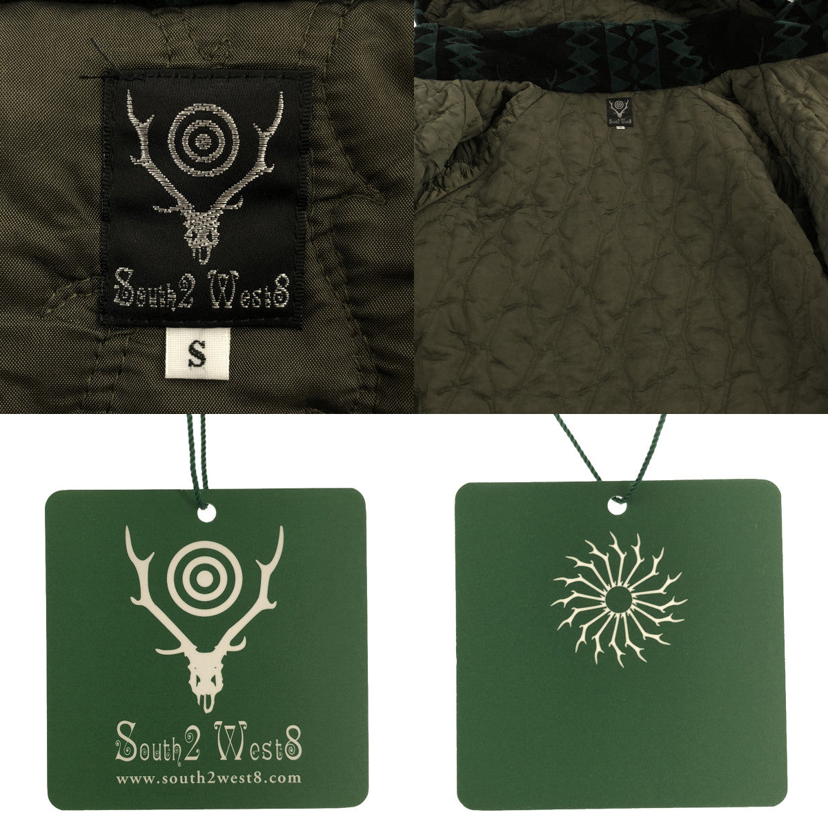 South2West8 S2W8 / サウスツーウエストエイト | WEATHER EFFECT JACKET - VELVET JQ. / SKULL & TARGET / ウェザーエフェクトジャケット | S | メンズ