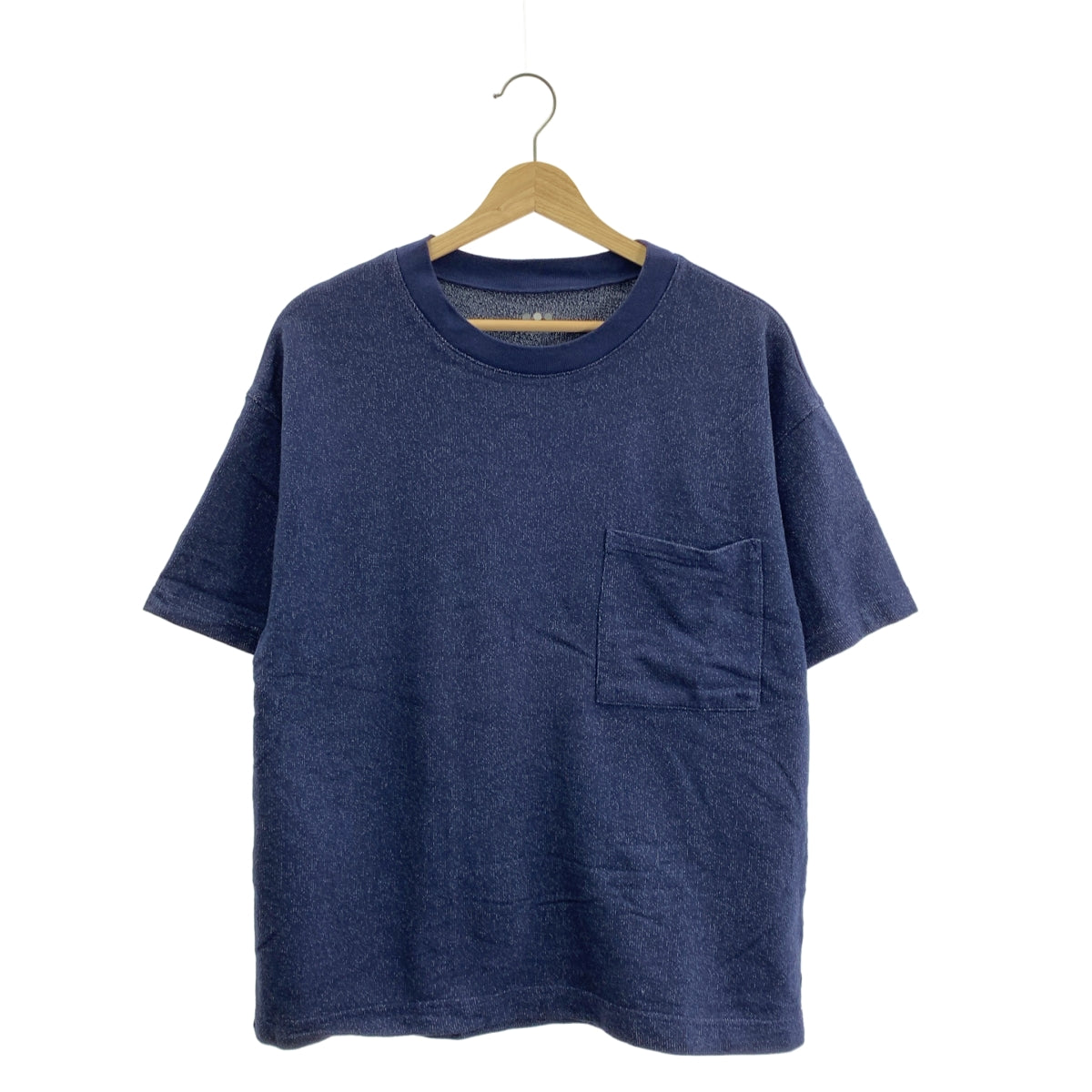 three dots / スリードッツ | パイル クルーネック ポケットTシャツ | M | メンズ