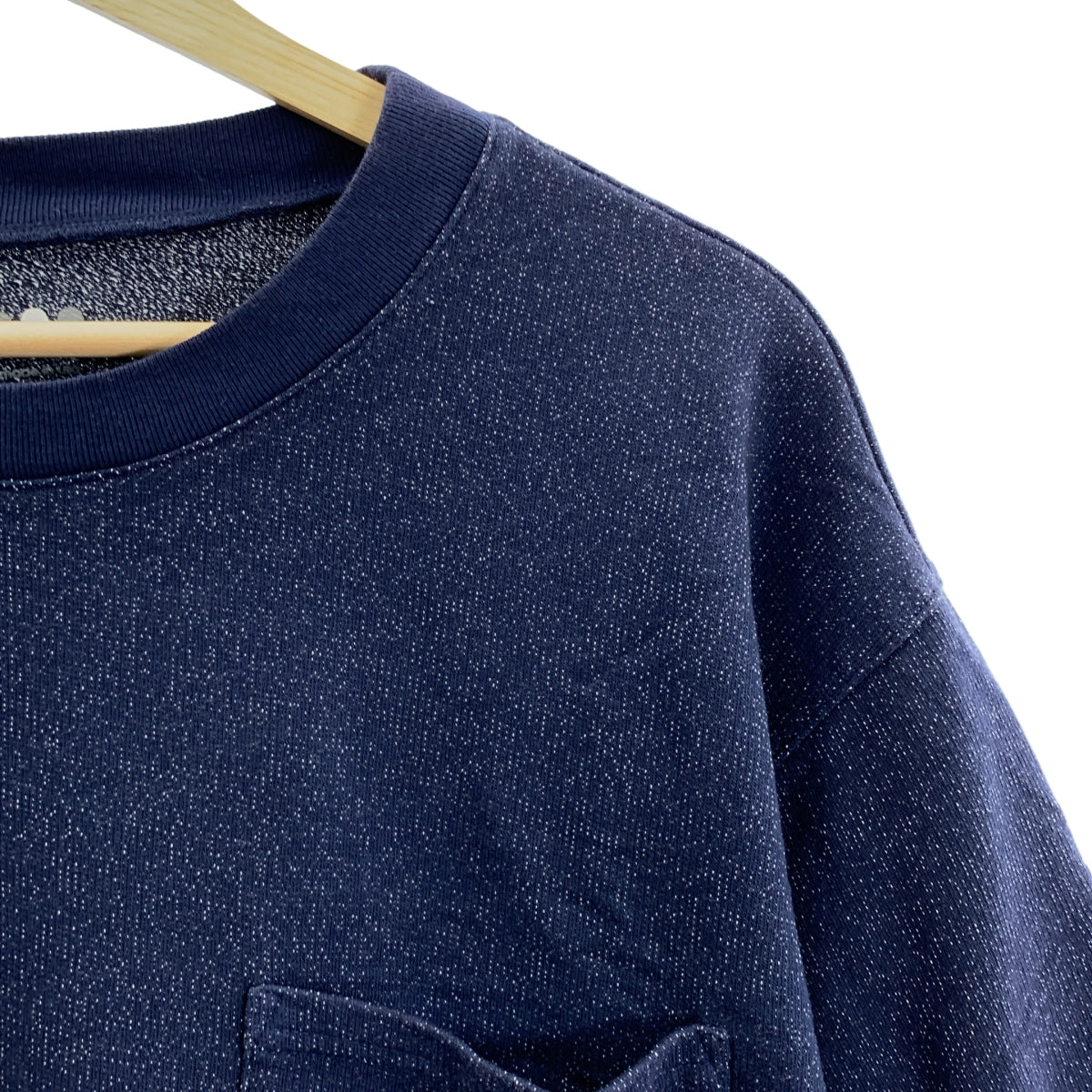 three dots / スリードッツ | パイル クルーネック ポケットTシャツ | M | メンズ