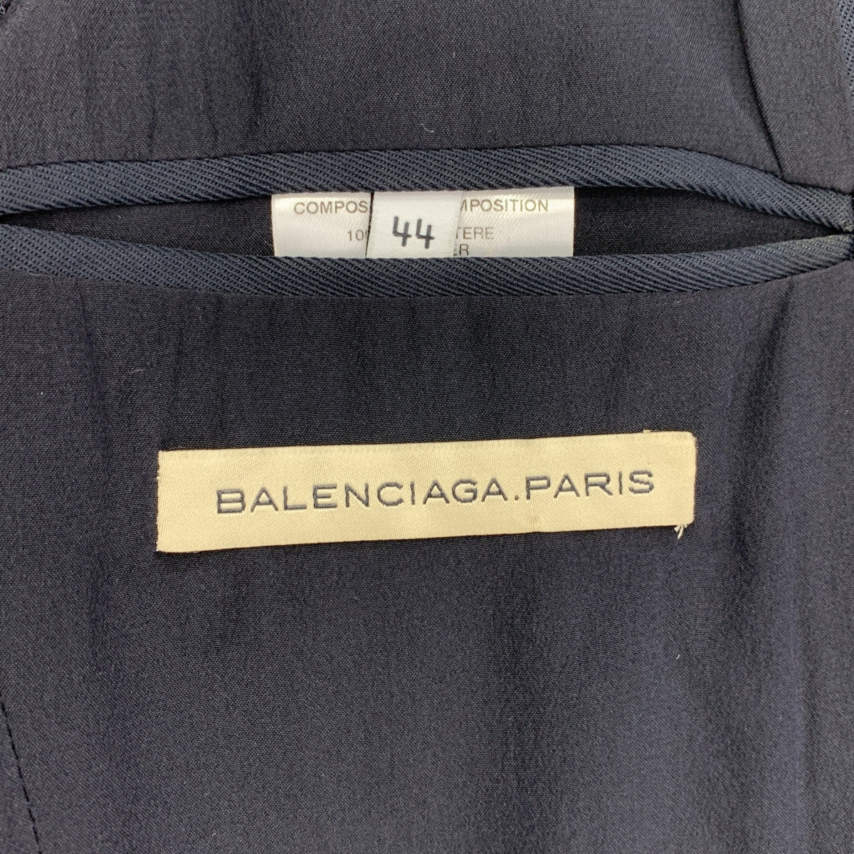 BALENCIAGA / バレンシアガ | PARIS / 2B テーラードジャケット | 44 | ブラック | メンズ