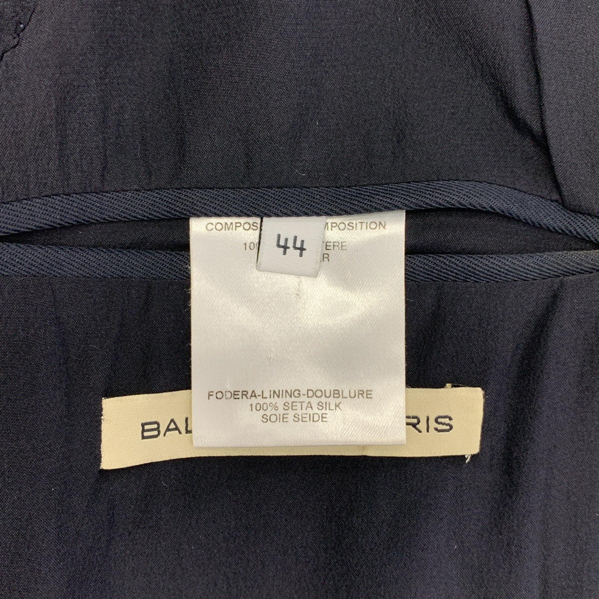 BALENCIAGA / バレンシアガ | PARIS / 2B テーラードジャケット | 44 | ブラック | メンズ