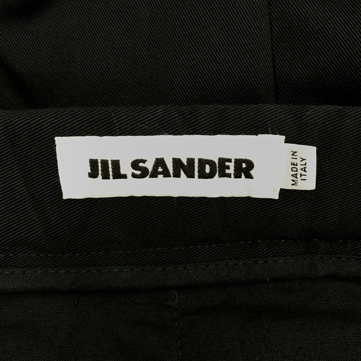 JIL SANDER / 질산더 | 2020AW | tailored cotton trousers / 코튼트일 웨스트 고무 이지 트라우저 팬츠 |
