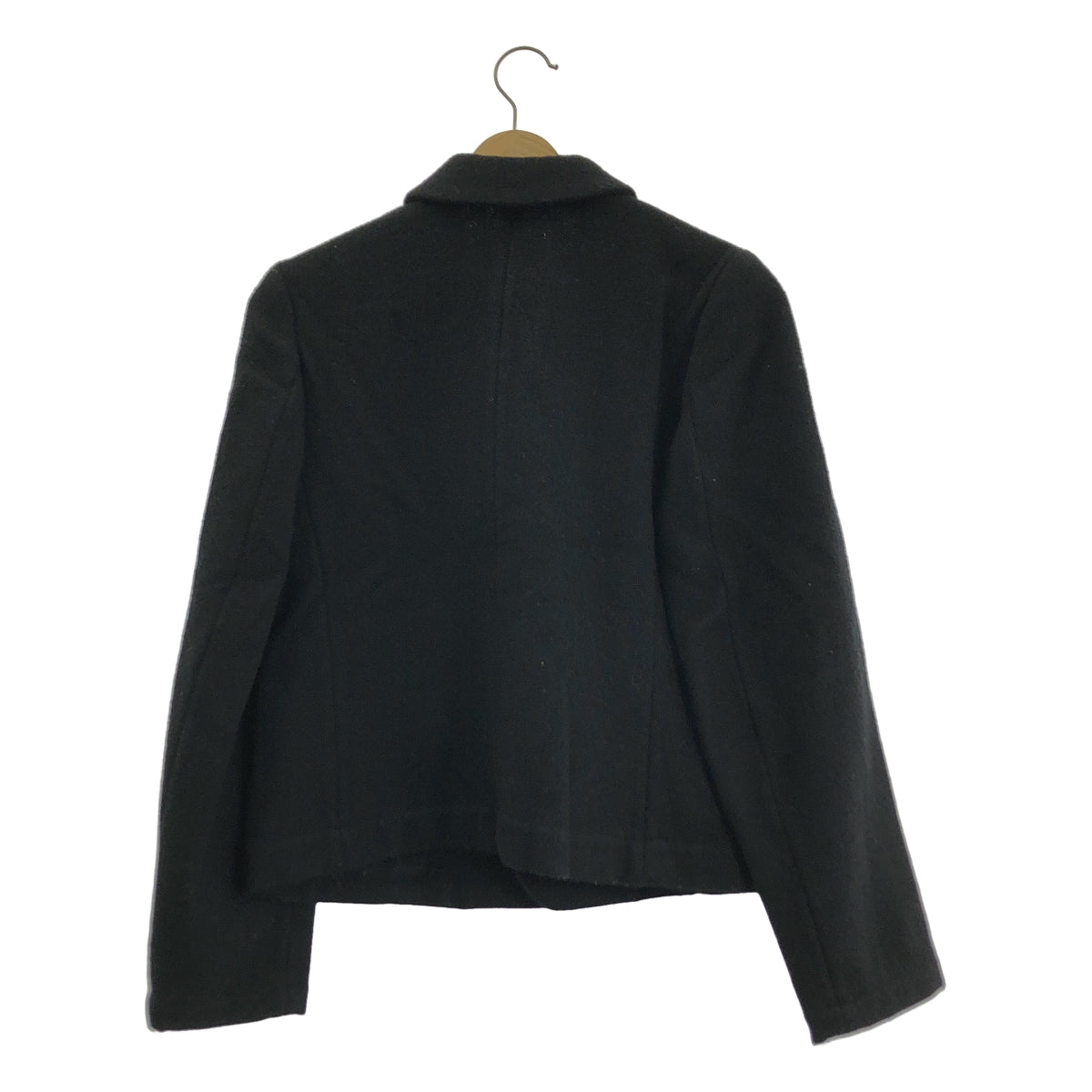 トリココムデギャルソン　クロップドジャケット　ショート丈　グレンチェック　変形襟 トリココムデギャルソン クロップドジャケット ショート丈 グレン