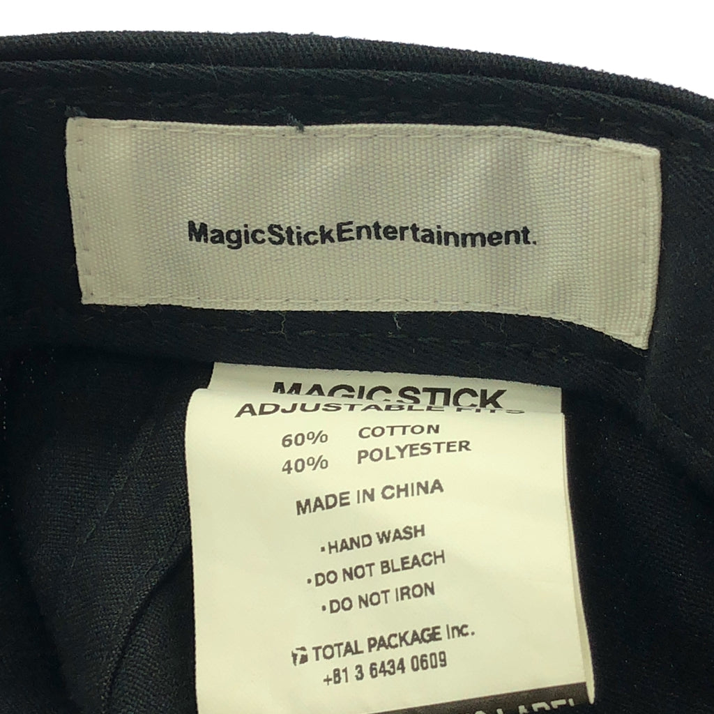 MAGIC STICK / マジックスティック | ワッペン 6パネル キャップ | F | ブラック | メンズ