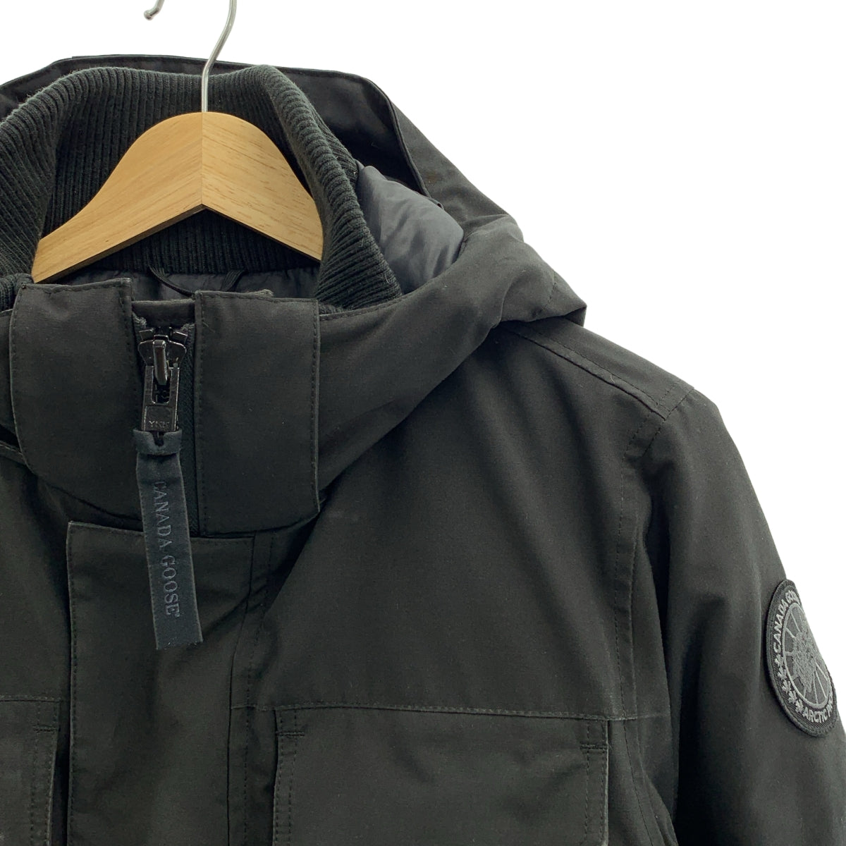 CANADA GOOSE / カナダグース | BLACK LABEL / ブラックレーベル Maitland Parka メイトランドパーカー フーデッド ダウンジャケット | XS | メンズ