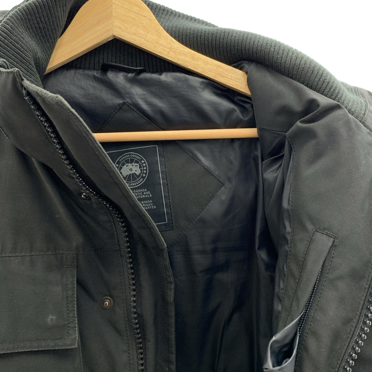 CANADA GOOSE / 캐나다 구스 | BLACK LABEL / 블랙 라벨 Maitland Parka 메이트 랜드 파커 후드 다운 재킷 | XS | 블랙 | 남성